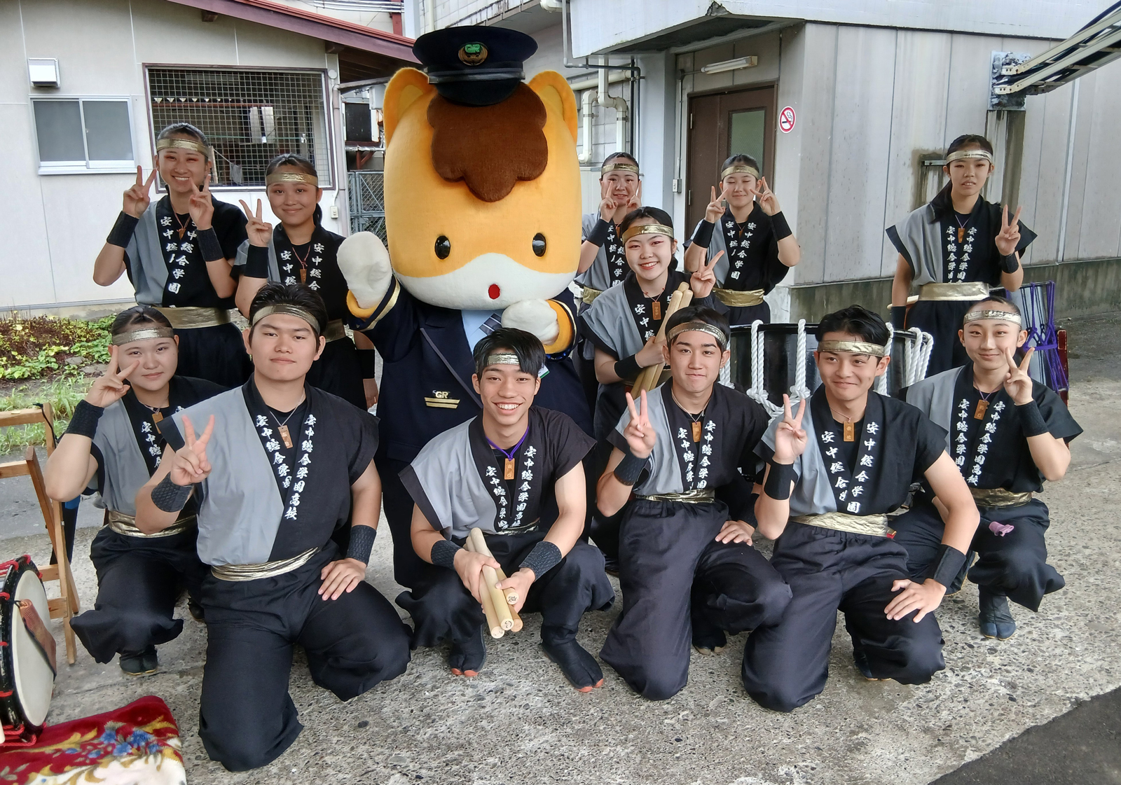 安中総合学園高校和太鼓部「飛翔」
